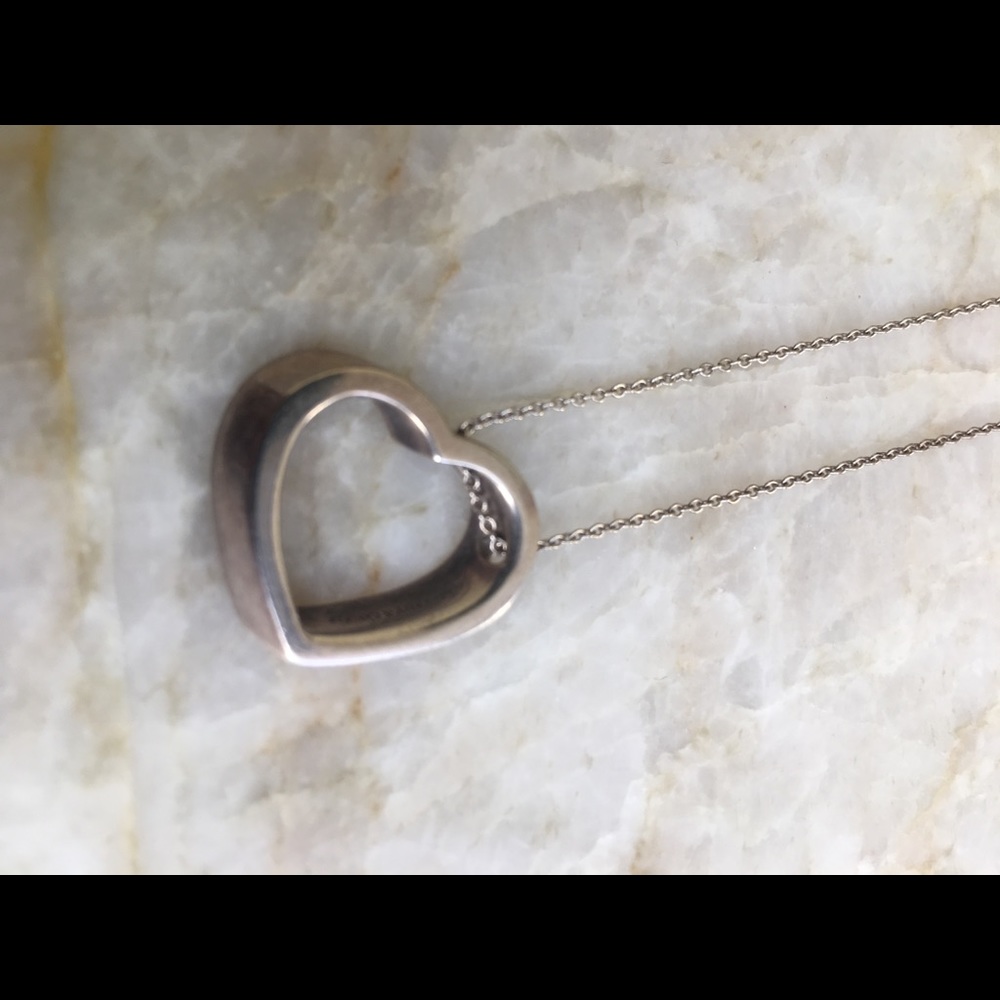 Tiffany & Co Silver Heart Necklace